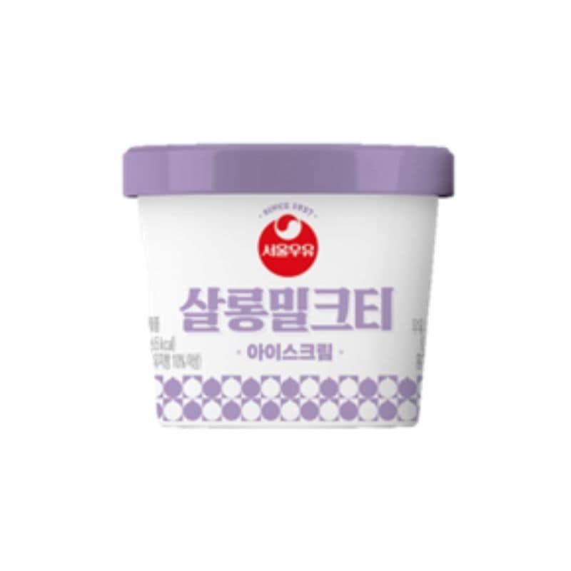 【直送品（買い合わせ不可）】[10個]ソウル牛乳 アイス サロンミルクティー　100ml　