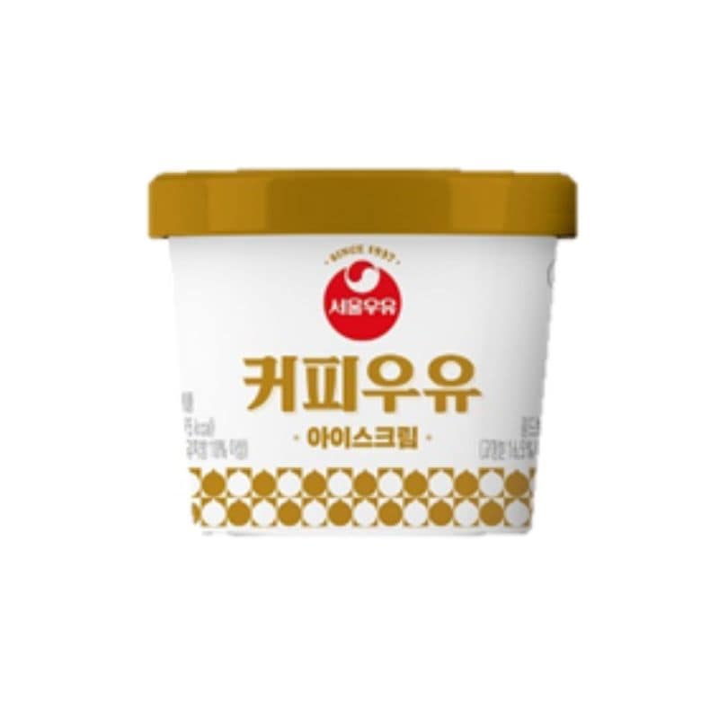 【直送品（買い合わせ不可）】[10個]ソウル牛乳 アイス コーヒー牛乳　100ml　