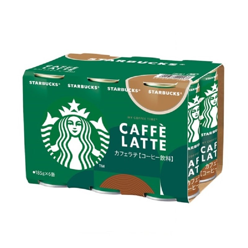 [5セット]サントリー スターバックス MY COFFEE TIME カフェラテ　6缶入　賞味期限2025.12.31