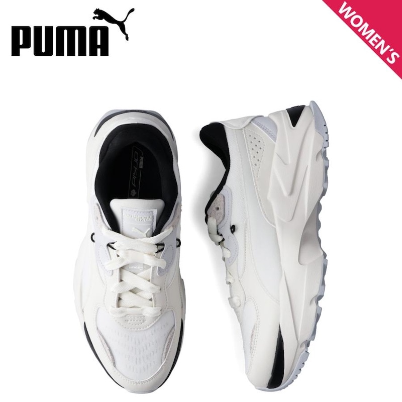 24.0cm PUMA ウィメンズ オーキッド II PURE LUXE スニーカー (VAPOR GRAY-WARM WHITE)　　