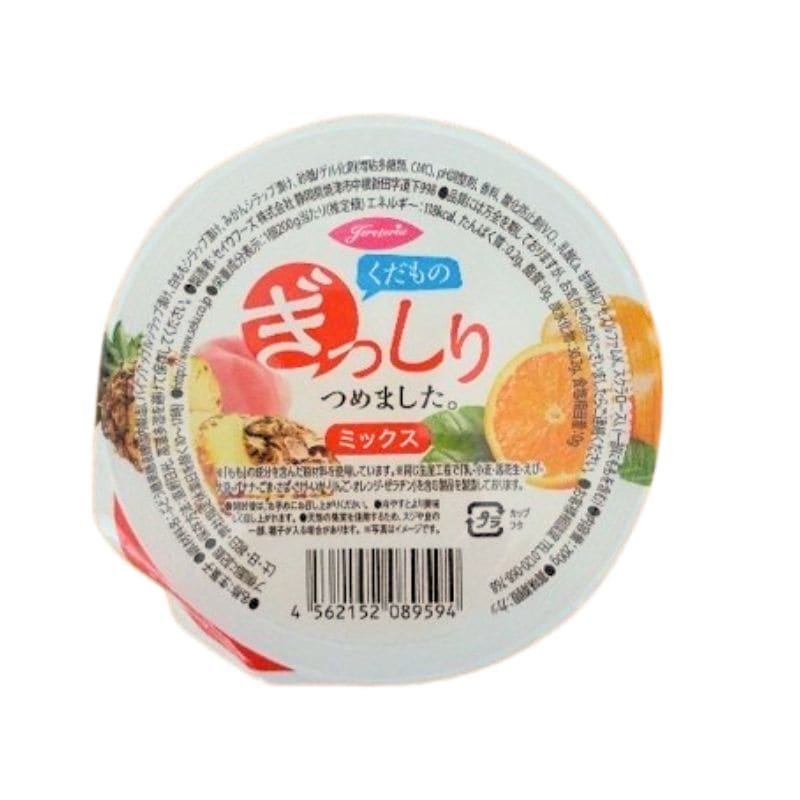 [12個]セイウ Jereteria くだものぎっしりゼリー ミックス　200g　賞味期限2025.09.30
