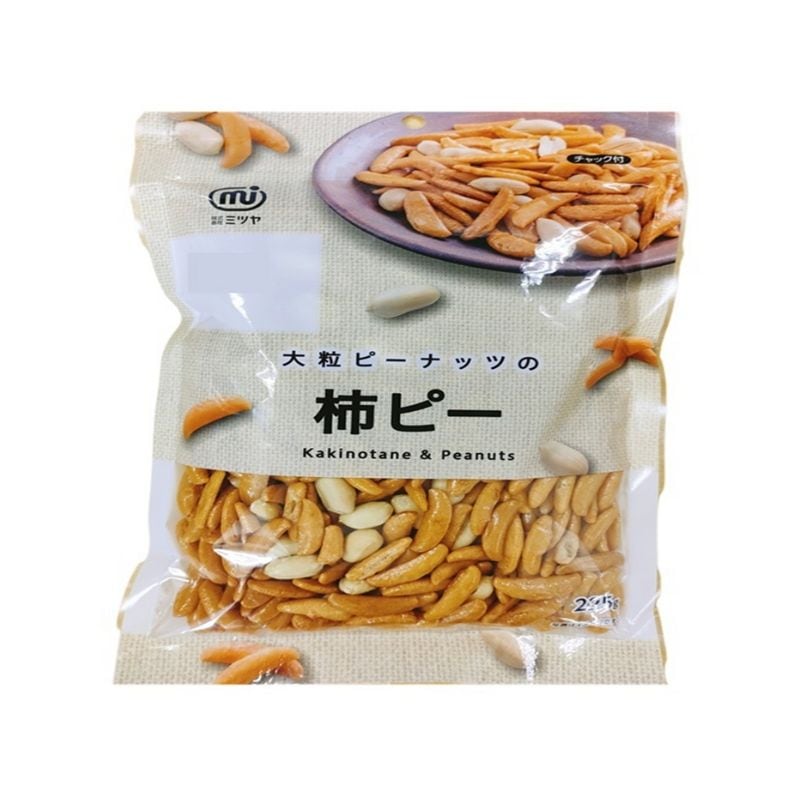 [5個
]ミツヤ 大粒ピーナッツの柿ピー　225g
　賞味期限2025.08.24
【賞味期限間近】