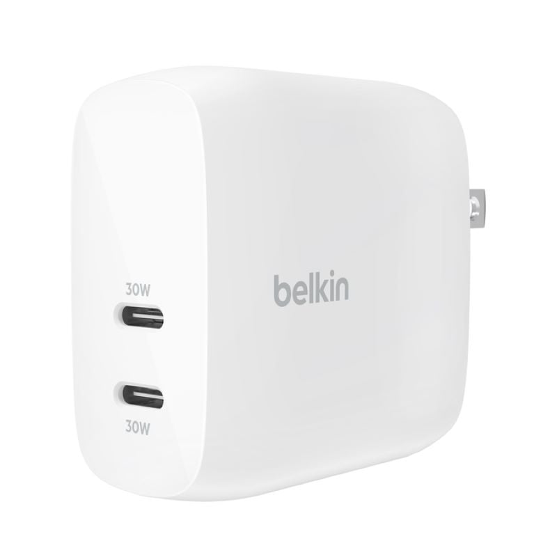 [1個]Belkin 30W+30W 2ポート PPS USB-C PD急速充電器　　