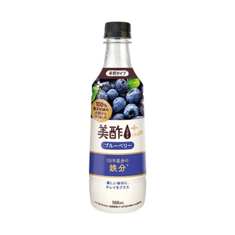 [3本]CJ FOODS JAPAN 美酢プラス ブルーベリー　500ml　賞味期限2028.08.12