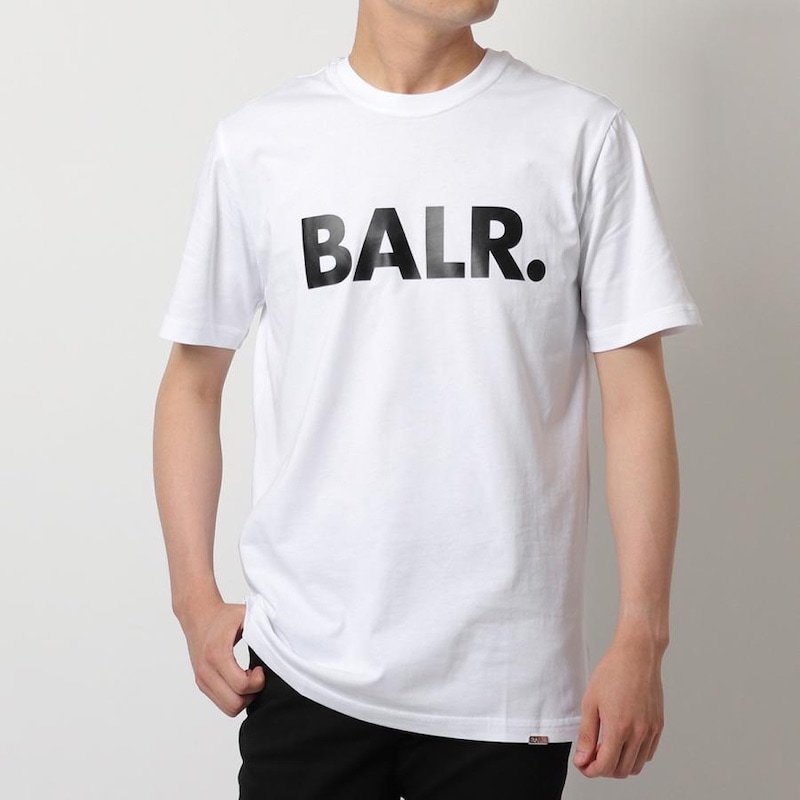 【XXLサイズ】BALR.  メンズ BRAND STRAIGHT T-SHIRT (Bright White)　　