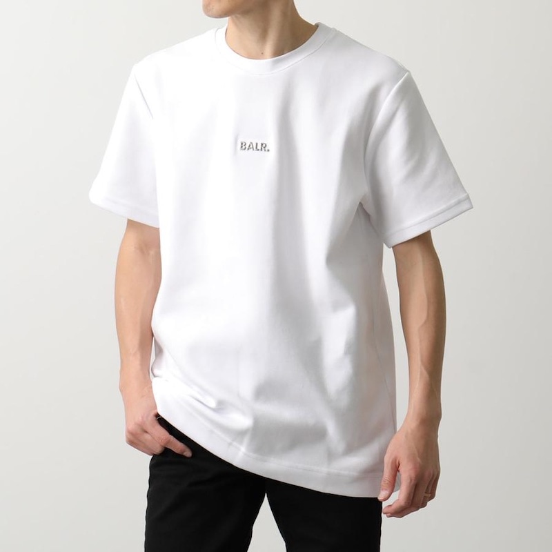 【XLサイズ】BALR.  メンズ Q-SERIES REGULAR FIT T-SHIRT (White)　　