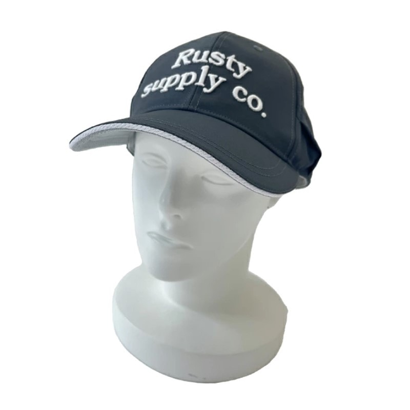 【Fサイズ】RUSTY ユニセックス サングラス対応フラットキャップ（CGY）　　