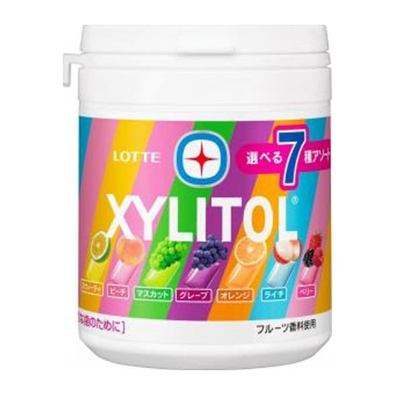 [2個]ロッテ キシリトールガム 7種アソートボトル　133g　