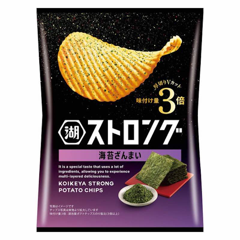 [6個]湖池屋ストロング 海苔ざんまい　53g　賞味期限2026.01.31