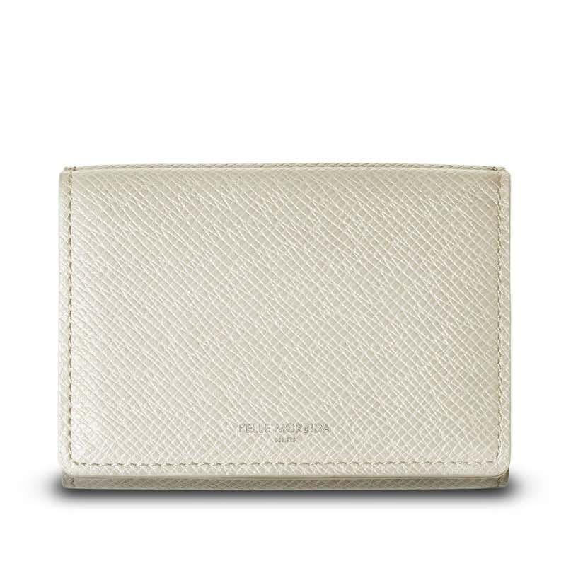 ペッレモルビダ PELLE MORBIDA バルカ Barca コンパクトウォレット PMO-BA319 (WHT)　　