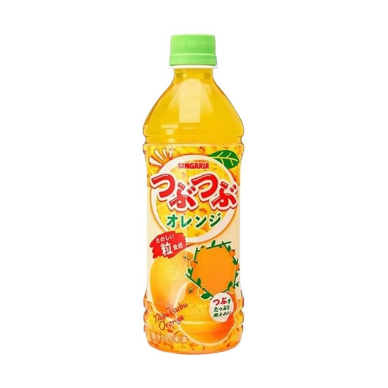 [送料無料][24本]サンガリア つぶつぶオレンジ　500ml　賞味期限2026.06.30