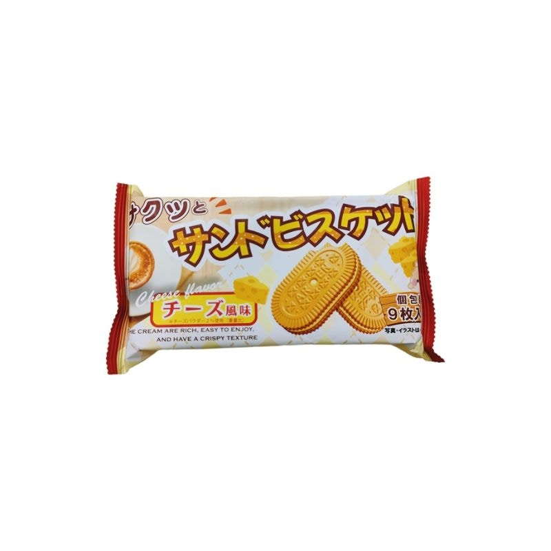 [5個
]フーデム サクッとサンドビスケット チーズ風味　9枚　賞味期限2026.06.26【賞味期限間近】