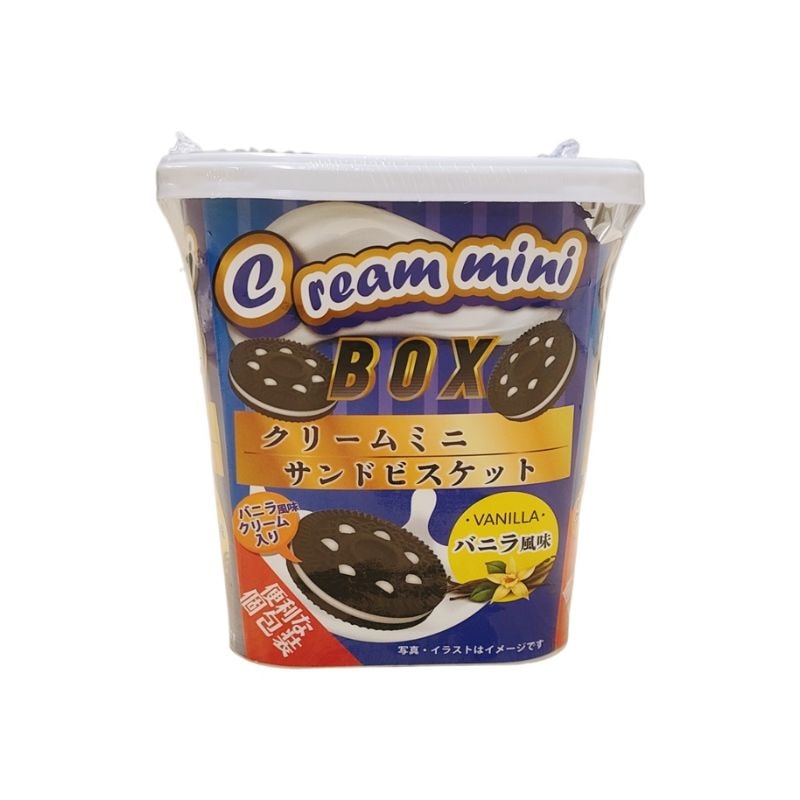 [4個]フーデム クリームミニサンドビスケット バニラ風味　60g　賞味期限2026.10.19