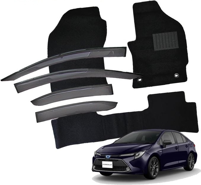 TOYOTA ECHO 前期 フロアマット＆バイザー TOYOTA ECHO 前期 フロアマット＆バイザー サイドバイザー
