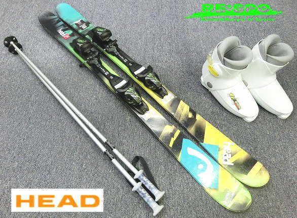 HEADスキー板147㎝、ビンディング、ストック104㎝