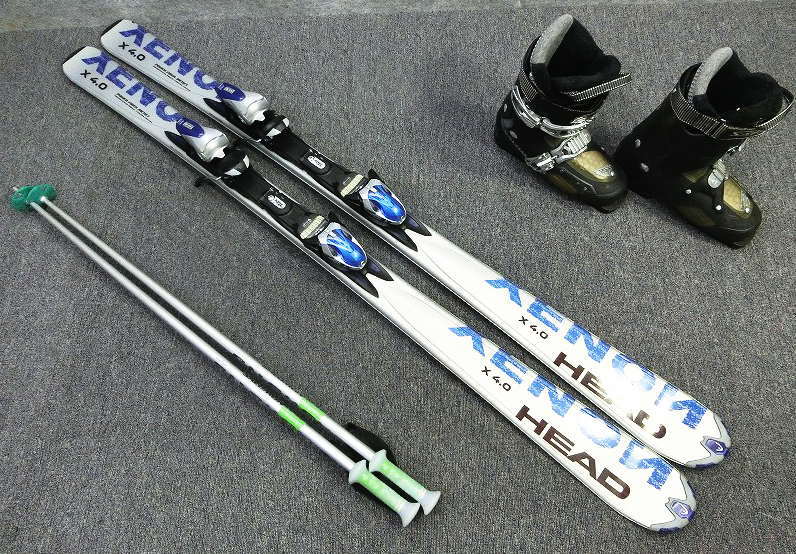 中級者用スキーセット 163cm ブーツ25.0-25.5