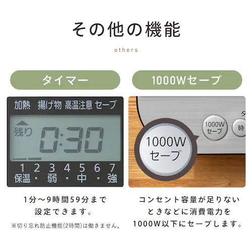 IH����� 1400W���֥�å���IHC-T61-B�������ꥹ������ޡ�A0284L-IR