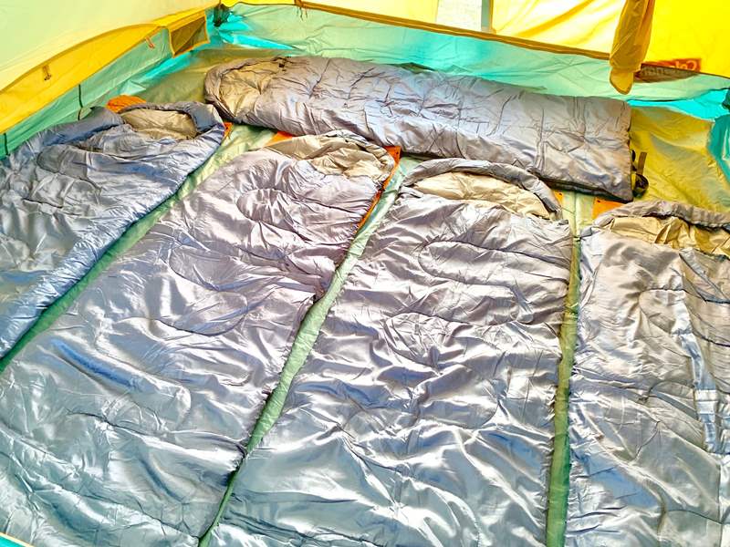 寝袋セット<5名様用>