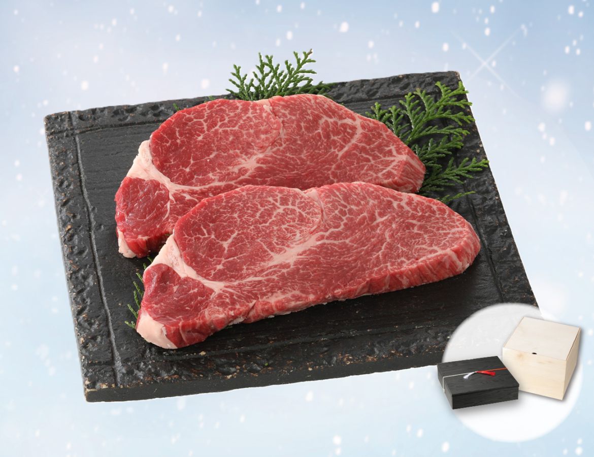 雪降り和牛 尾花沢 ヒレステーキ用お重