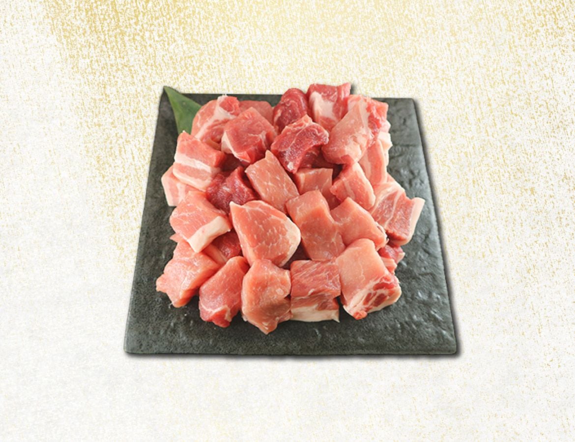 雲仙きわみ豚 カレー・シチュー用 角切り（200g）