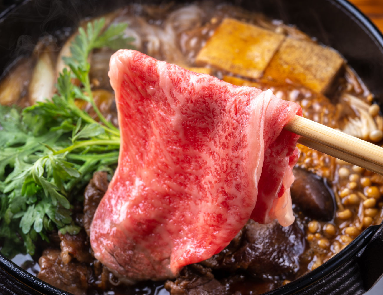 5等級 黒毛和牛肩ロースすき焼用500ｇ