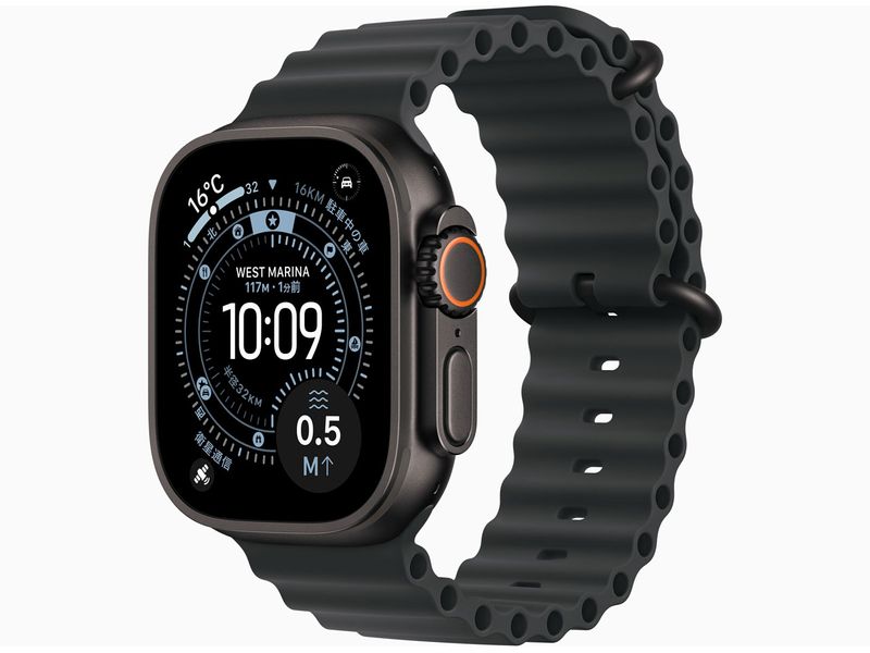 Apple Watch Ultra 3 GPS+Cellular��ǥ� 49mm MF0J4J/A [�֥�å����֥�å����������Х��]