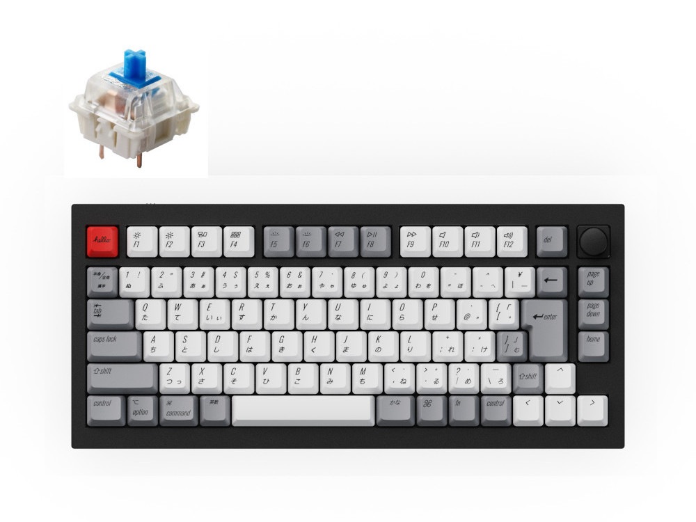 Q1 QMK Custom Mechanical Keyboard ノブバージョン Q1-M2-JIS Q1 QMK Custom Mechanical Keyboard ノブバージョン Q1-M2-JIS