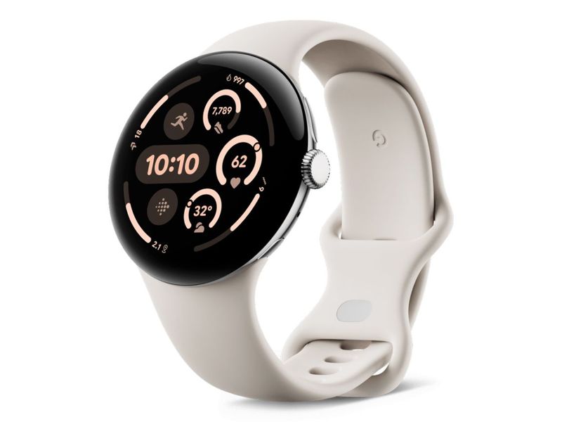 Pixel Watch 3 Wi-Fi��ǥ� 45mm GA05736-US [Polished Silver ����ߥ�����/Porcelain �����ƥ��� �Х��]