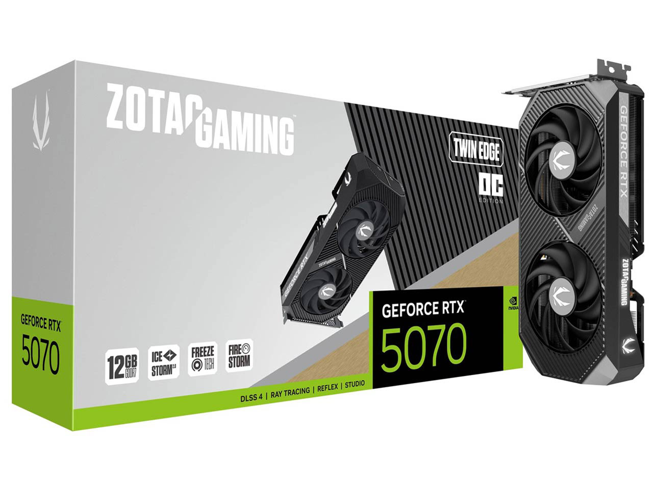ZOTAC GAMING GeForce RTX 5070 Twin Edge OC ZT-B50700H-10P [PCIExp