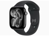 Apple Watch Series 11 GPS��ǥ� 46mm MEUX4J/A [�����åȥ֥�å����֥�å����ݡ��ĥХ�� M/L]