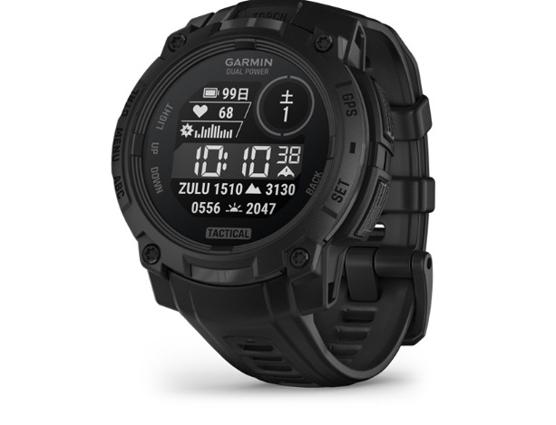 Instinct 3 Dual Power Tactical Edition 45mm 010-02934-80 [Black]