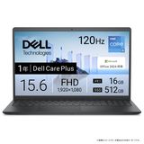 Dell 15 (DC15250) ND65-FWHBBC [�����ܥ�֥�å�]  15.6 �� Core i5 1334U(Raptor Lake) 10����  ����16GB SSD��512GB Microsoft Office Home and Business 2024
