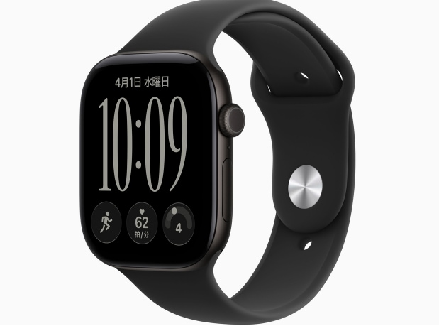 Apple Watch Series 12 GPS��ǥ� 46mm MJEL4X/A [�֥�å����֥�å����ݡ��ĥХ�� M/L]