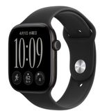 Apple Watch Series 12 GPS��ǥ� 46mm MJEK4X/A [�֥�å����֥�å����ݡ��ĥХ�� S/M]