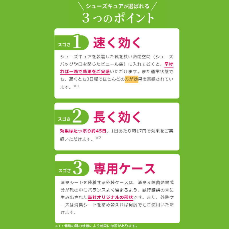 【シューズキュア】ケースセット