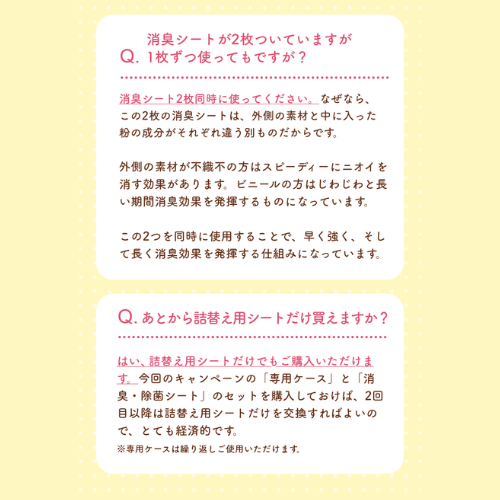 【にゃんと、ニオわん！】詰替用シート　超お得12袋セット《送料無料》