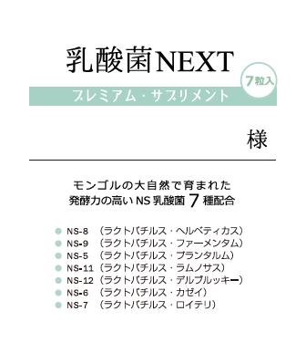 乳酸菌NEXT ○一般の方○(賞味期限:2025年9月)