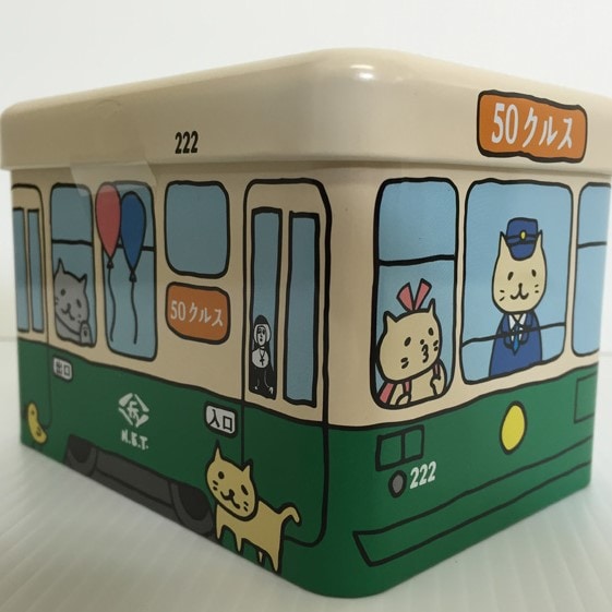 尾曲猫路面電車缶クルス 長崎銘菓 クルス 長崎空港オンラインショップ