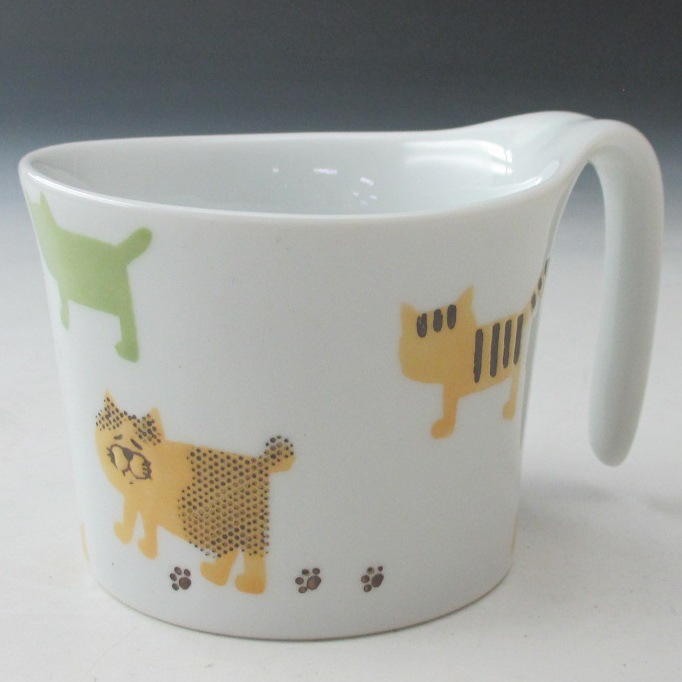 おさんぽねこ ミニマグカップ ｙ 陶器 波佐見焼 長崎空港オンラインショップ