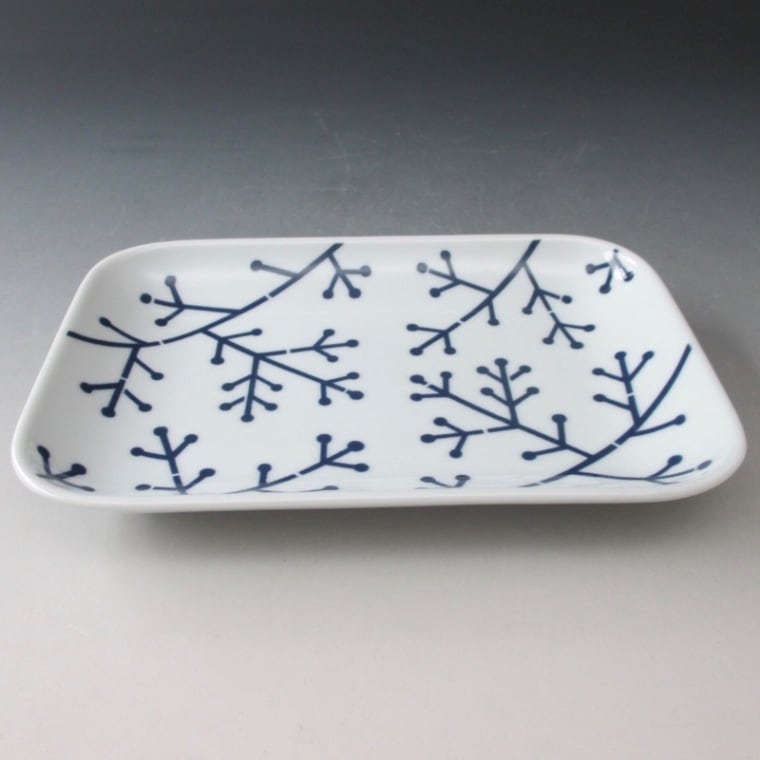 ナッツ長角皿 | 陶器,波佐見焼 | 長崎空港オンラインショップ