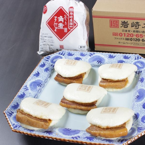 長崎角煮まんじゅう 5個入袋 | 角煮まんじゅう,岩崎本舗 | 長崎空港