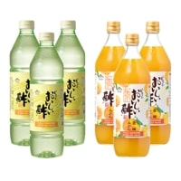 お酢Cセット おいしい酢 955ml×3本 おいしい酢愛媛みかん 900ml×3本 計6本 酢 お酢 調味料 夏とくキャンペーン 送料無料 期間限定 飲む酢 飲むお酢 ビネガー ドリンク 健康