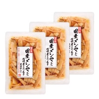 国産メンマと信州産えりんぎ 黒胡椒入り 125g×3袋 食品 メンマ エリンギ トッピング おつまみ