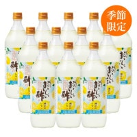 おいしい酢瀬戸内レモン 900ml×12本 酢 お酢 調味料 季節限定 飲む酢 飲むお酢 ビネガー ドリンク ジュース 健康 瀬戸内産 レモン 檸檬