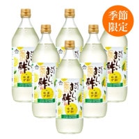 おいしい酢高知ゆず 900ml×6本 酢 お酢 調味料 季節限定 飲む酢 飲むお酢 ビネガー ドリンク ジュース 健康 高知県産 ユズ 柚子