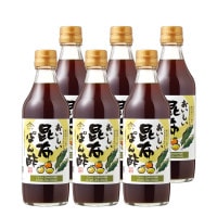 おいしい昆布ぽん酢 360ml×6本 調味料 ポン酢 昆布ポン酢 ポン酢醤油 柑橘果汁 日高昆布