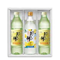 ギフト箱3本セット-1 おいしい酢 955ml×2本 おいしい酢瀬戸内レモン 900ml×1本 酢 お酢 調味料 ギフト ギフトセット 季節限定 贈り物 お中元 飲む酢 飲むお酢