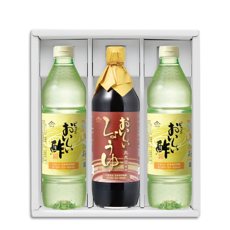 NHC  おいしいシリーズ　調味料セット  10本　日本自然発酵 日本自然発酵オリジナル調味料「おいしいシリーズ」