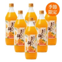 おいしい酢愛媛みかん 900ml×6本 酢 お酢 調味料 季節限定 飲む酢 飲むお酢 ビネガー ドリンク ジュース 健康 愛媛県産 みかん 蜜柑