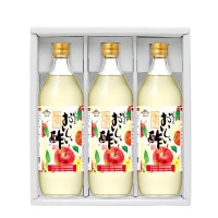 ギフトセット おいしい酢青森りんご 900ml×3本 酢 お酢 調味料 ギフト 冬のギフトセット 季節限定 贈り物 お歳暮 飲む酢 飲むお酢 ビネガー